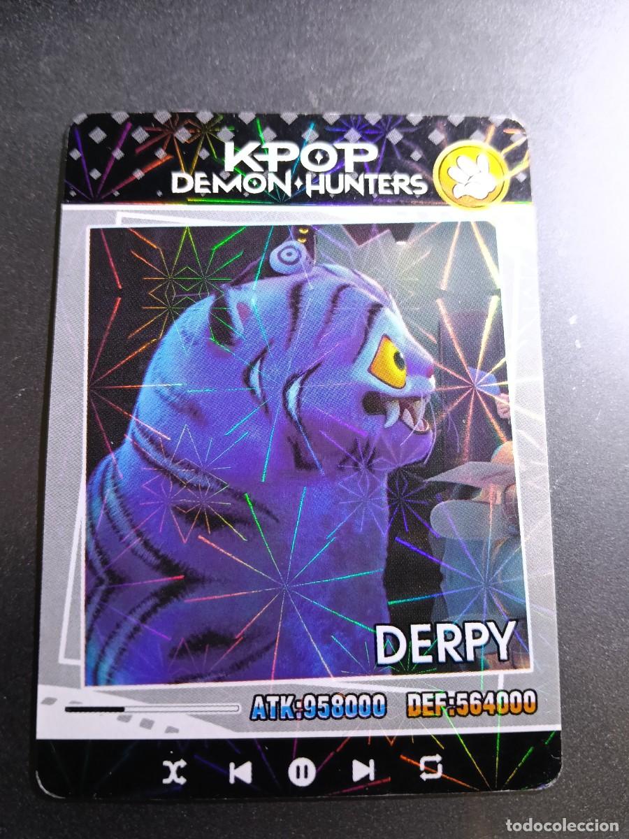 Collectionnisme Cartes &agrave; collectionner anciennes: CROMO K-POP DEMON HUNTERS DERPY CARTA NEGRA