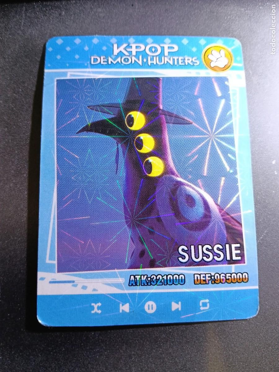 Collectionnisme Cartes &agrave; collectionner anciennes: CROMO K-POP DEMON HUNTERS SUSSIE CARTA AZUL