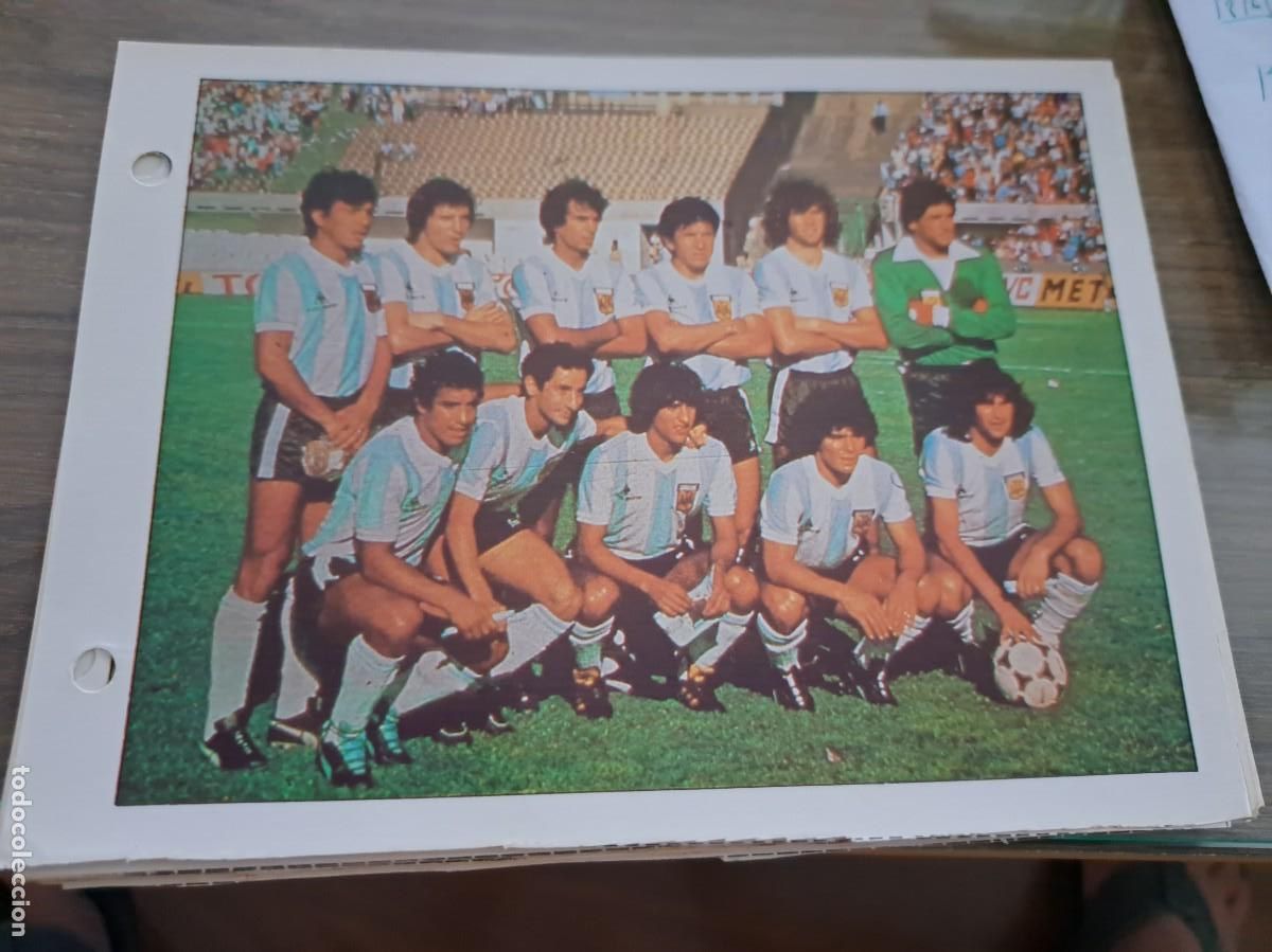 Coleccionismo cromos antiguos: Ficha Mundial Espa&ntilde;a 1982. Editorial Bruguera. SELECCION DE,ARGENTINA