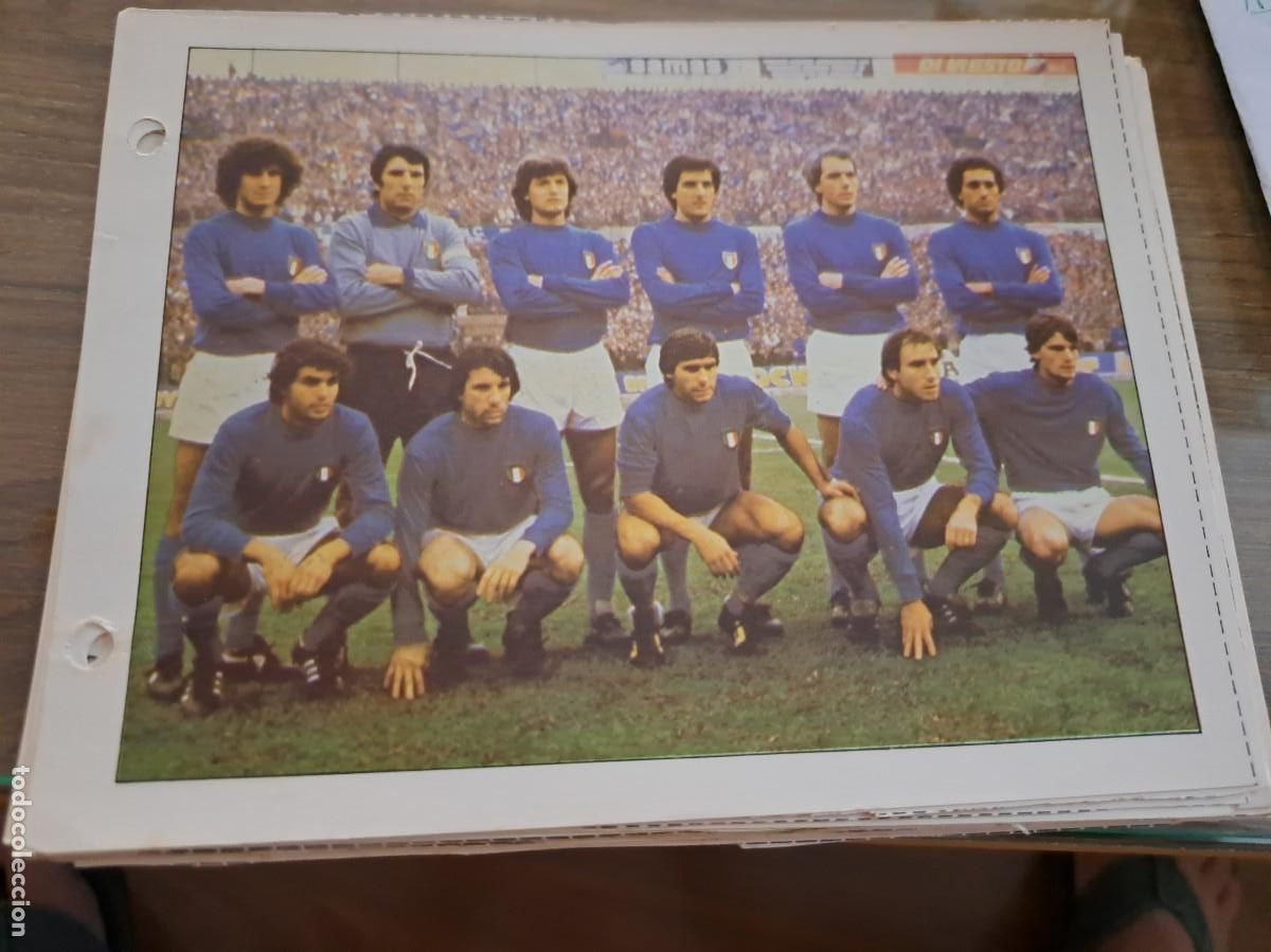 Coleccionismo cromos antiguos: Ficha Mundial Espa&ntilde;a 1982. Editorial Bruguera. SELECCION DE ITALIA