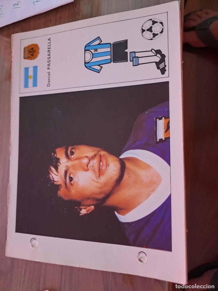 Collectable Antique Stickers: Ficha Mundial Espa&ntilde;a 1982. Editorial Bruguera. DANIEL PASSARELLA (ARGENTINA)