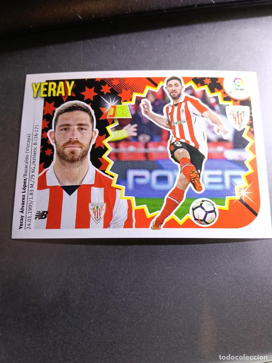 Coleccionismo cromos antiguos: CROMO YERAY 4 B 4B ATHLETIC CLUB DE BILBAO LIGA 2018 2019 18 19 ESTE PANINI NUNCA PEGADO