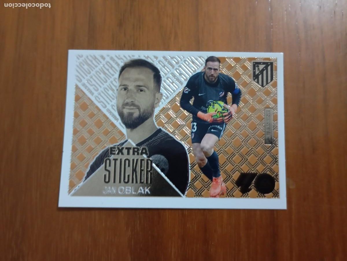 Coleccionismo cromos antiguos: CROMO. OBLAK. ATCO. MADRID. EXTRA SITCKER. LIGA ESTE 26 2027