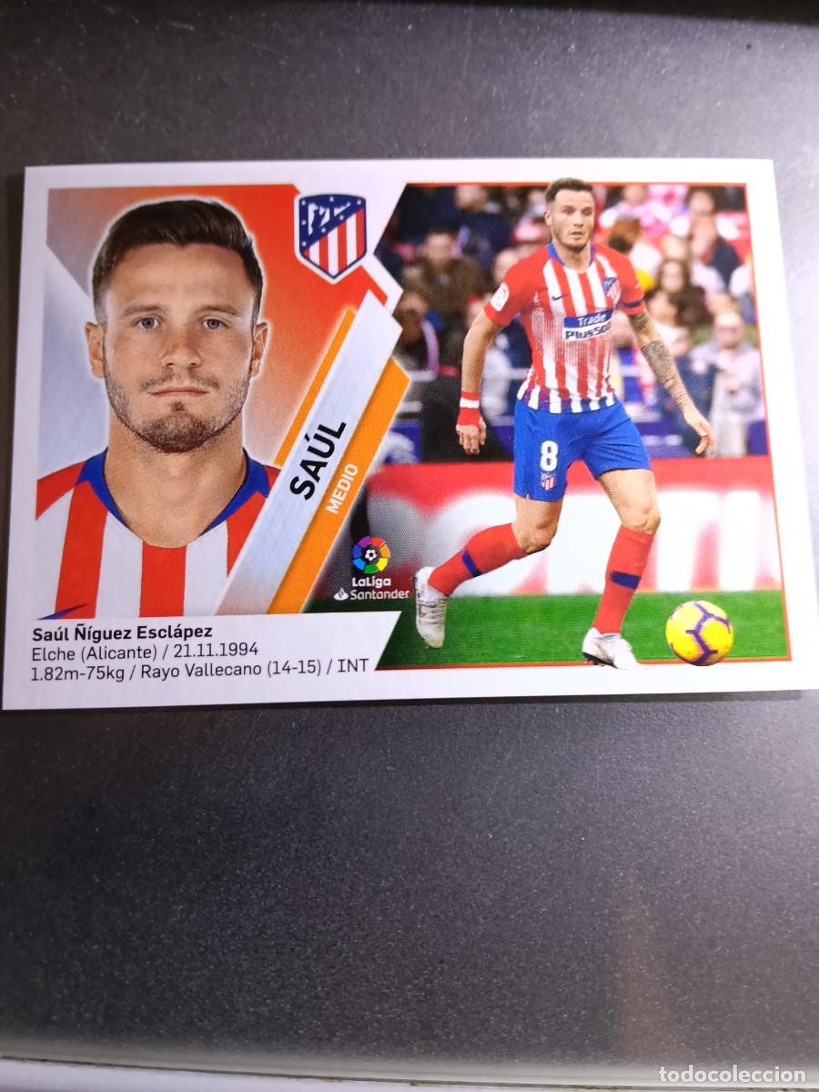 Coleccionismo cromos antiguos: CROMO SAUL 10 ATL&Eacute;TICO DE MADRID LIGA 2019 2020 19 20 ESTE PANINI NUNCA PEGADO