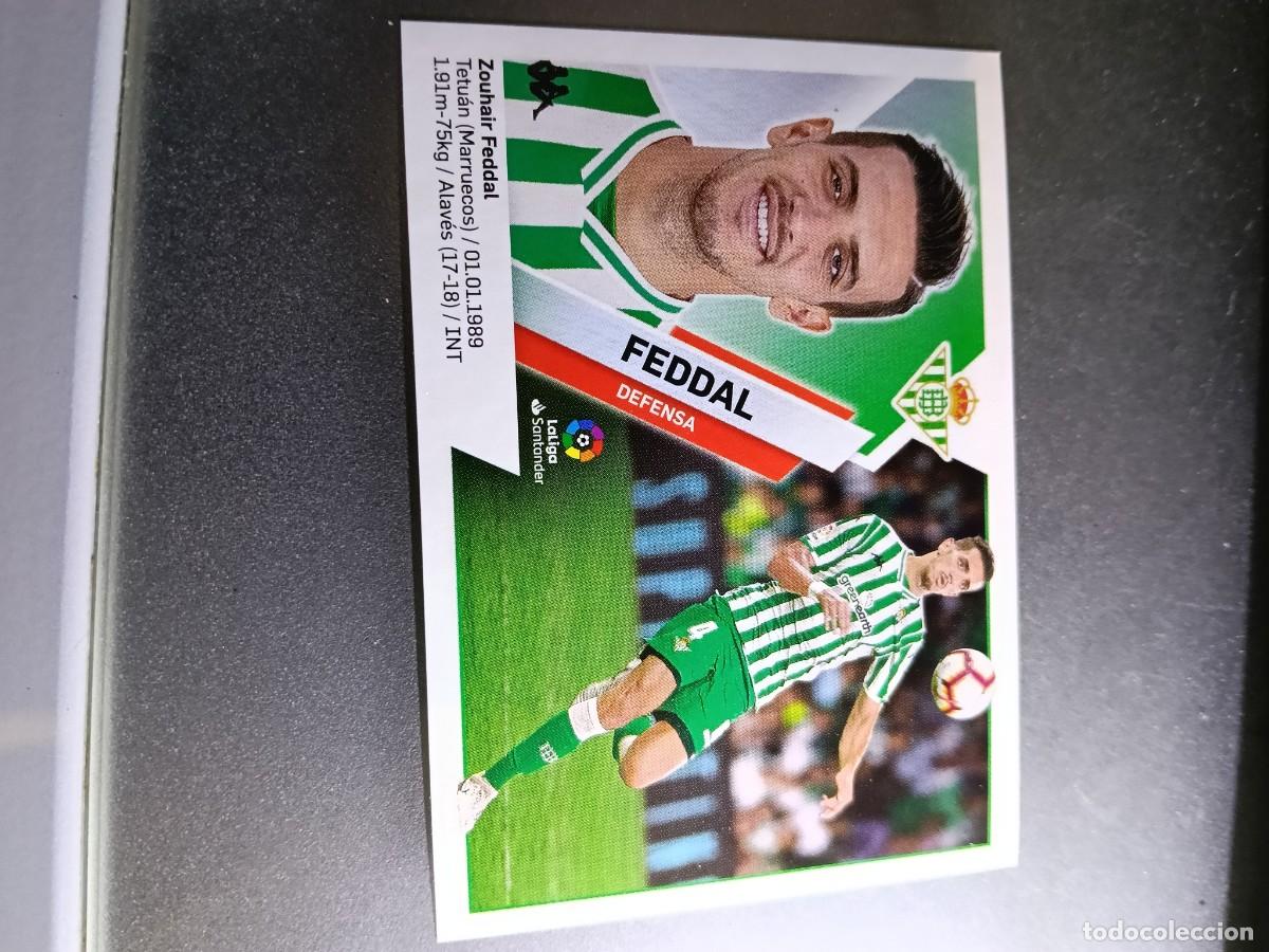 Coleccionismo cromos antiguos: CROMO FEDDAL 4A 4 A BETIS LIGA 2019 2020 19 20 ESTE PANINI NUNCA PEGADO