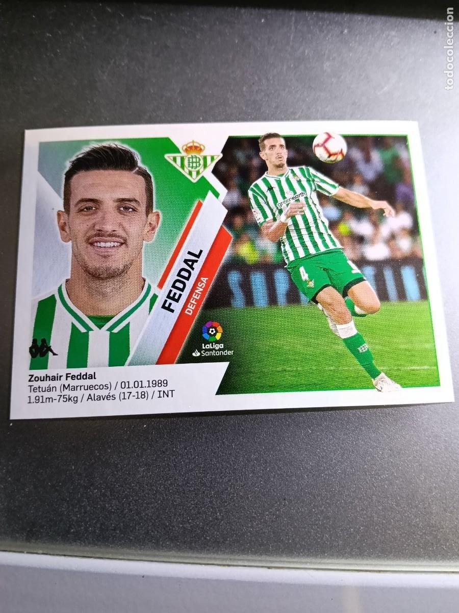 Coleccionismo cromos antiguos: CROMO FEDDAL 4A 4 A BETIS LIGA 2019 2020 19 20 ESTE PANINI NUNCA PEGADO