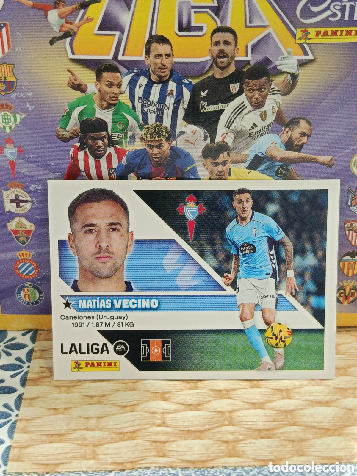 Collectable Antique Stickers: VECINO CELTA COLOCA N&ordm; 14 BIS LIGA ESTE 26 27 2026 2027 PANINI