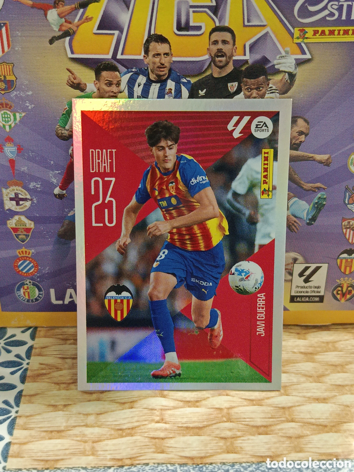 Coleccionismo cromos antiguos: JAVI GUERRA VALENCIA DRAFT 23 N&ordm; 12 LIGA ESTE 26 27 2026 2027 PANINI