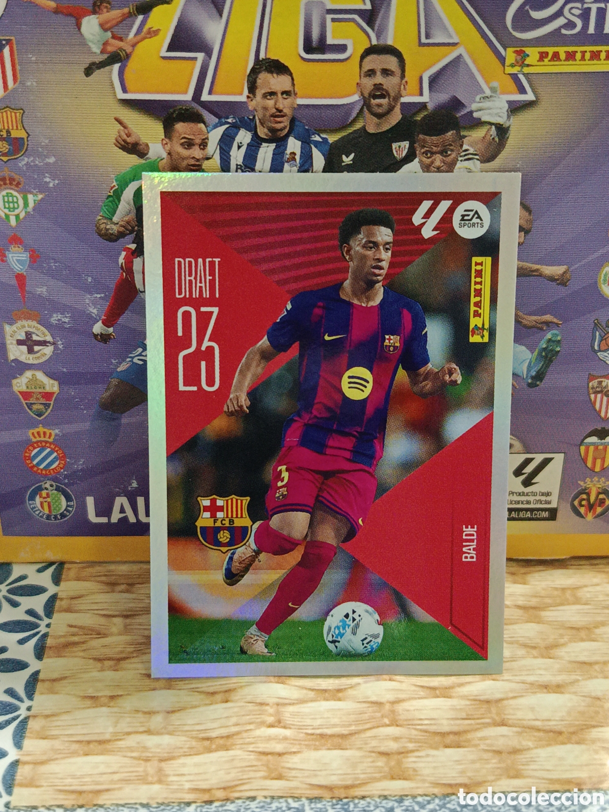 Coleccionismo cromos antiguos: BALDE F.C. BARCELONA BAR&Ccedil;A KROMIX DRAFT 23 N&ordm; K 2 LIGA ESTE 26 27 2026 2027 PANINI