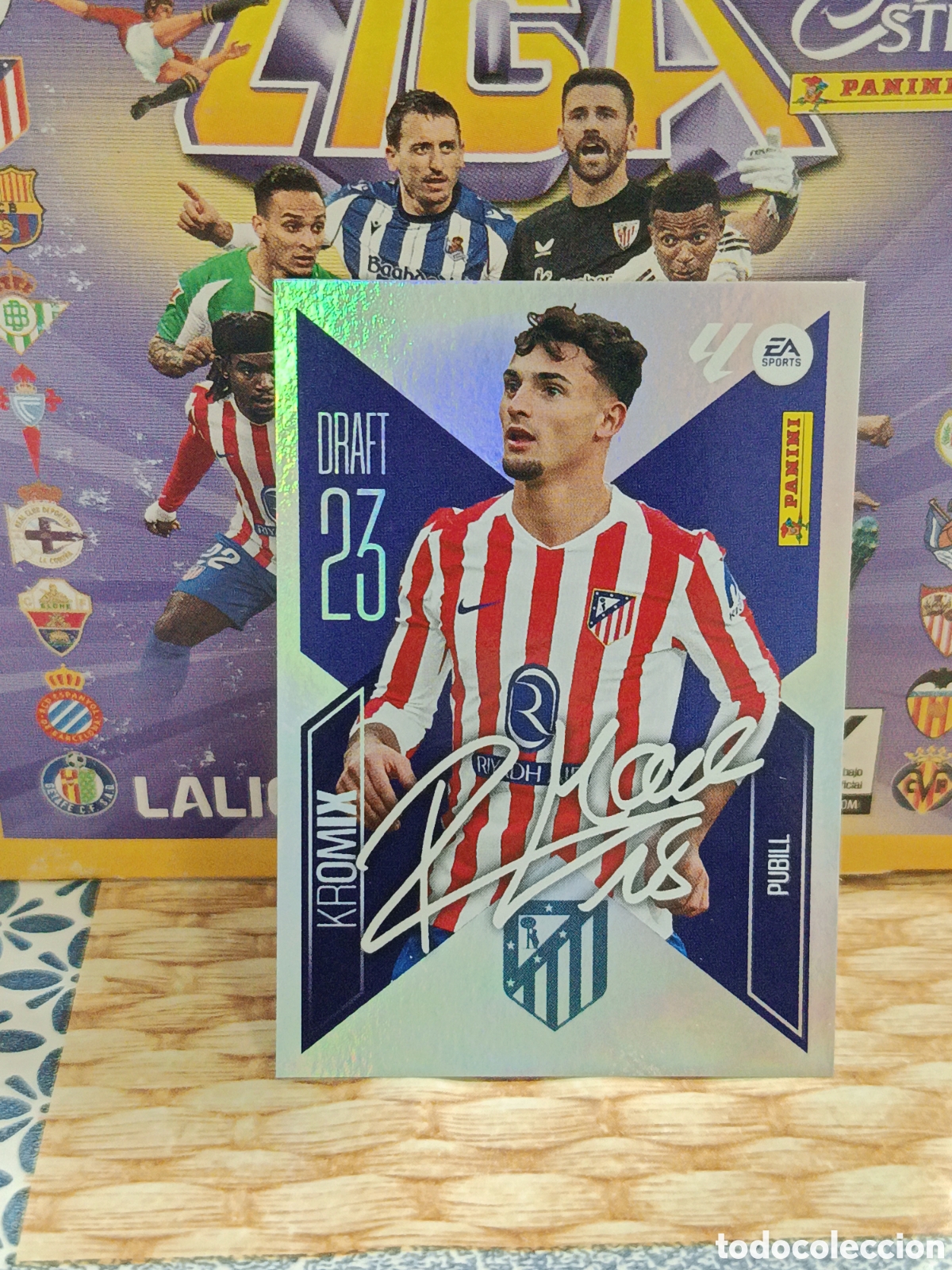Coleccionismo cromos antiguos: PUBILL ATLETICO DE MADRID KROMIX DRAFT 23 N&ordm; K 19 LIGA ESTE 26 27 2026 2027 PANINI