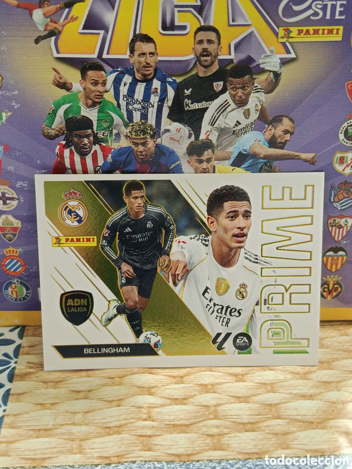 Coleccionismo cromos antiguos: BELLINGHAM REAL MADRID ADN LA LIGA PRIME N&ordm; 2 LIGA ESTE 26 27 2026 2027 PANINI