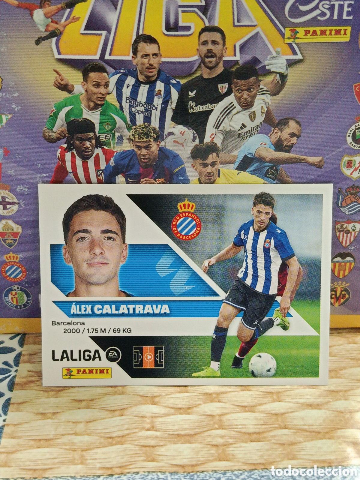 Collezionismo Figurine antiche: CALATRAVA R.C.D. ESPA&Ntilde;OL ESPANYOL ULTIMOS FICHAJES N&ordm; 2 LIGA ESTE 26 27 2026 2027 PANINI