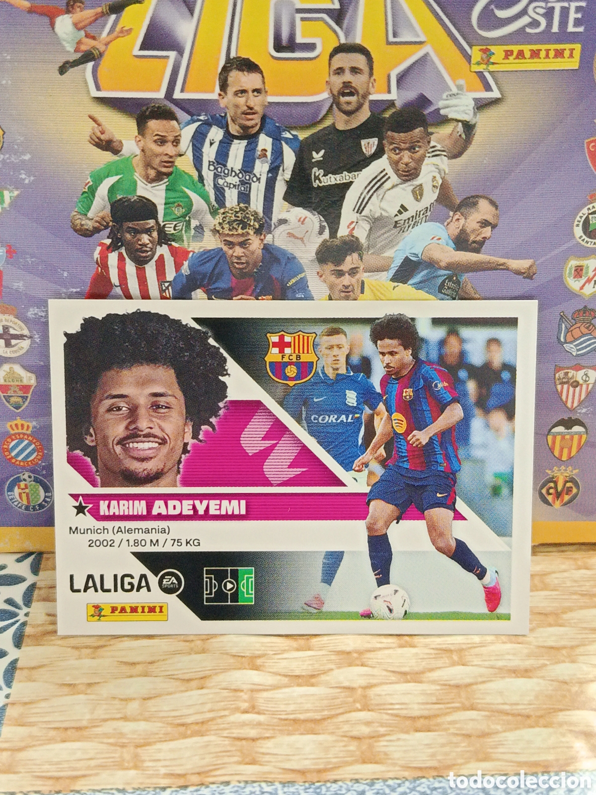Sammeln alte Sammelbilder: ADEYEMI F.C. BARCELONA BAR&Ccedil;A ULTIMOS FICHAJES N&ordm; 19 LIGA ESTE 26 27 2026 2027 PANINI