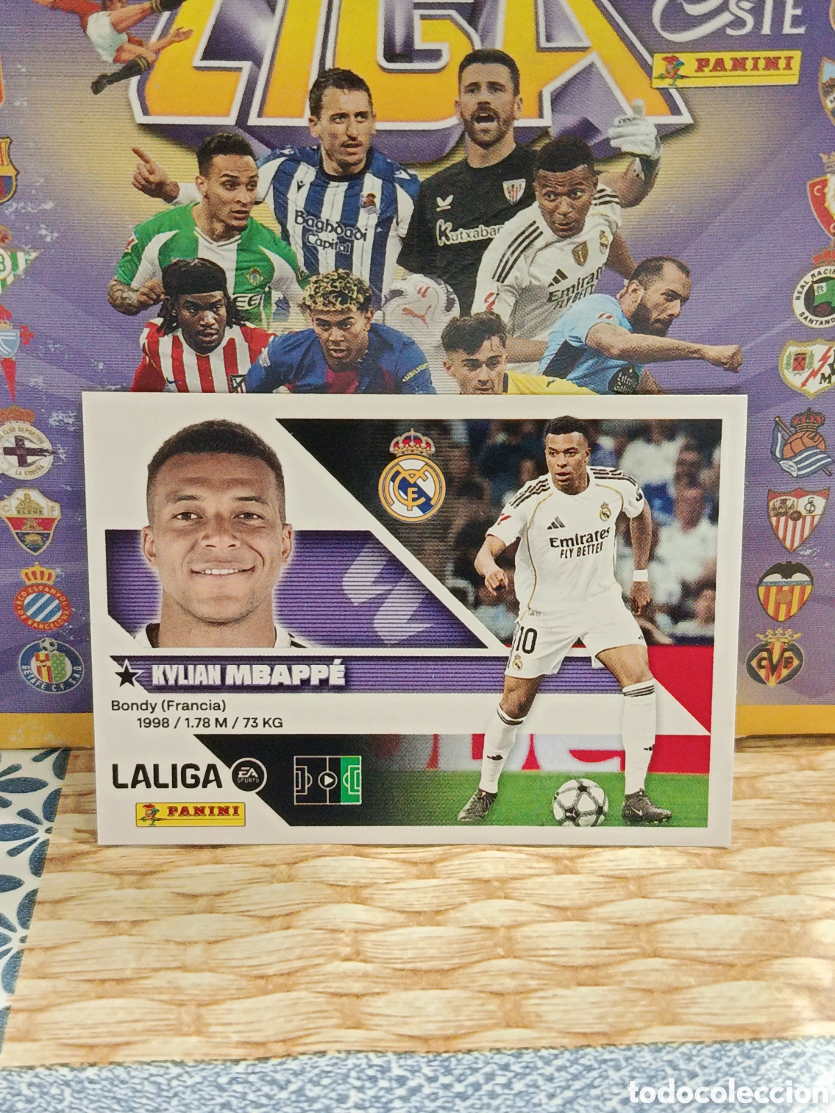 Collectable Antique Stickers: MBAPPE REAL MADRID N&ordm; 20 LIGA ESTE 26 27 2026 2027 PANINI