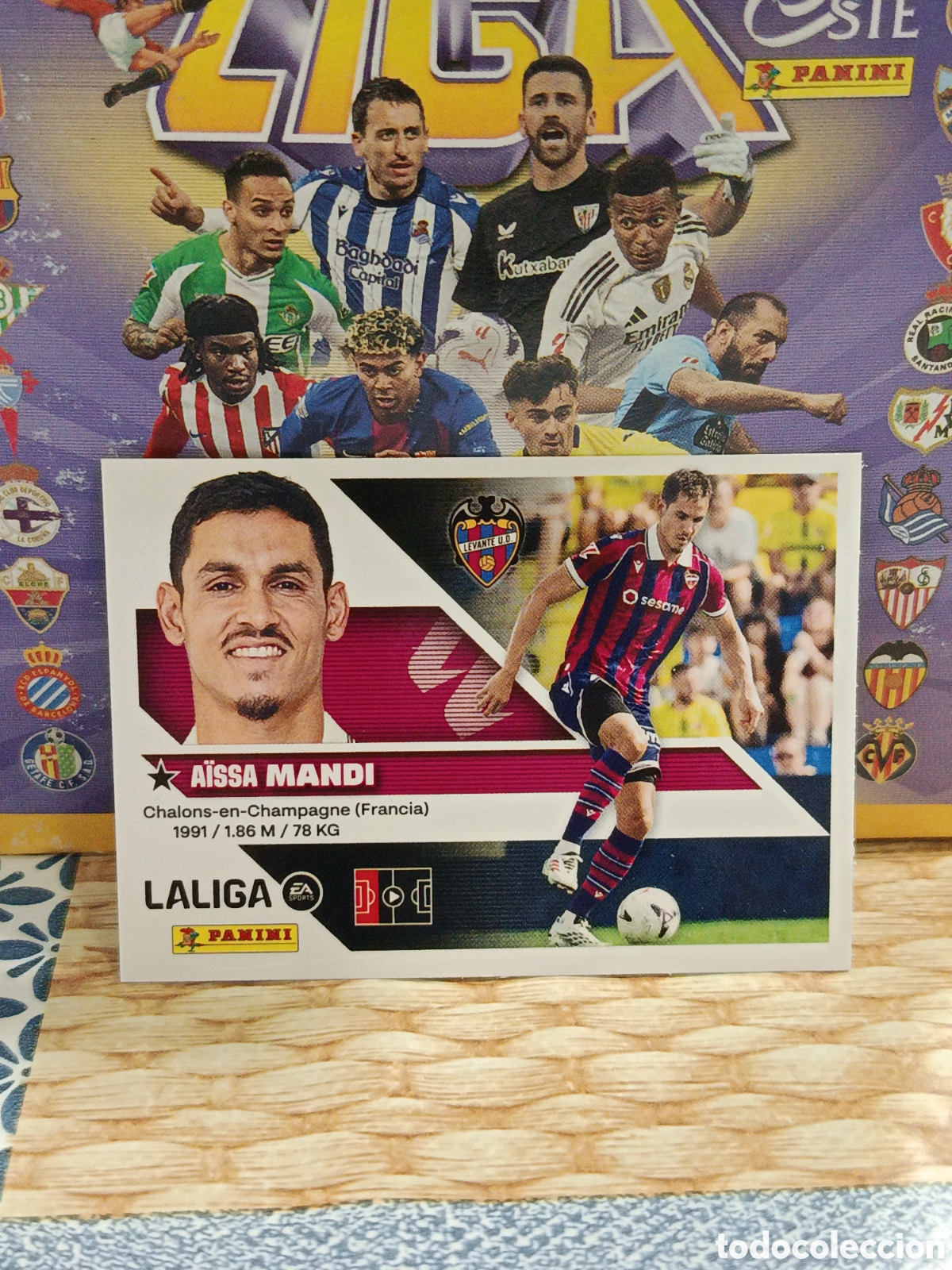 Coleccionismo cromos antiguos: MANDI LEVANTE N&ordm; 8 LIGA ESTE 26 27 2026 2027 PANINI