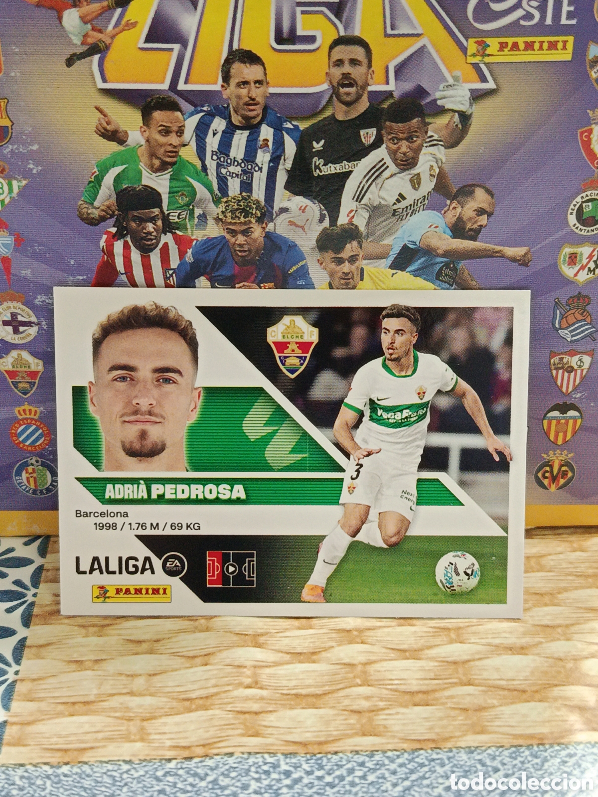 Collezionismo Figurine antiche: PEDROSA ELCHE N&ordm; 9 A LIGA ESTE 26 27 2026 2027 PANINI