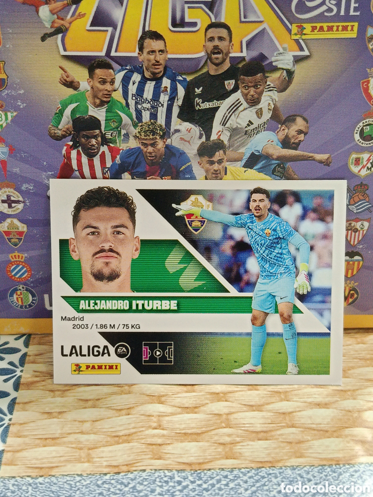 Collezionismo Figurine antiche: ITURBE ELCHE N&ordm; 4 LIGA ESTE 26 27 2026 2027 PANINI