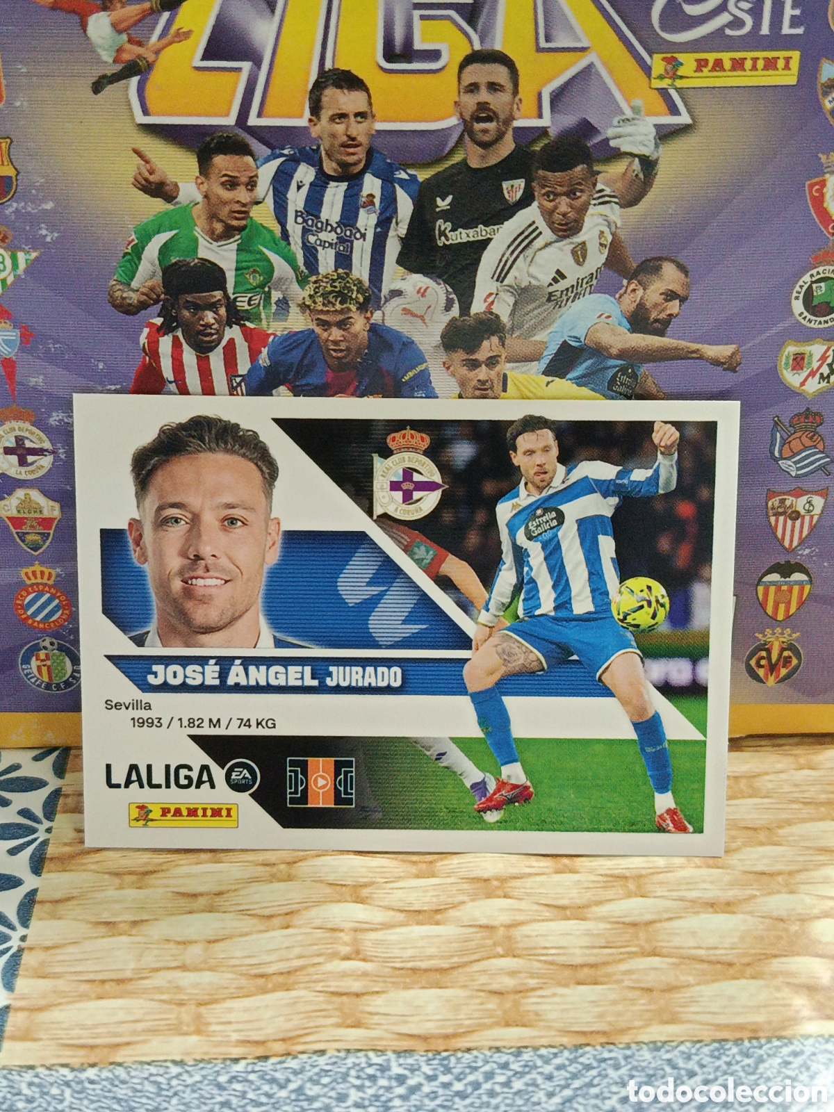 Collezionismo Figurine antiche: JOSE ANGEL DEPORTIVO N&ordm; 14 LIGA ESTE 26 27 2026 2027 PANINI