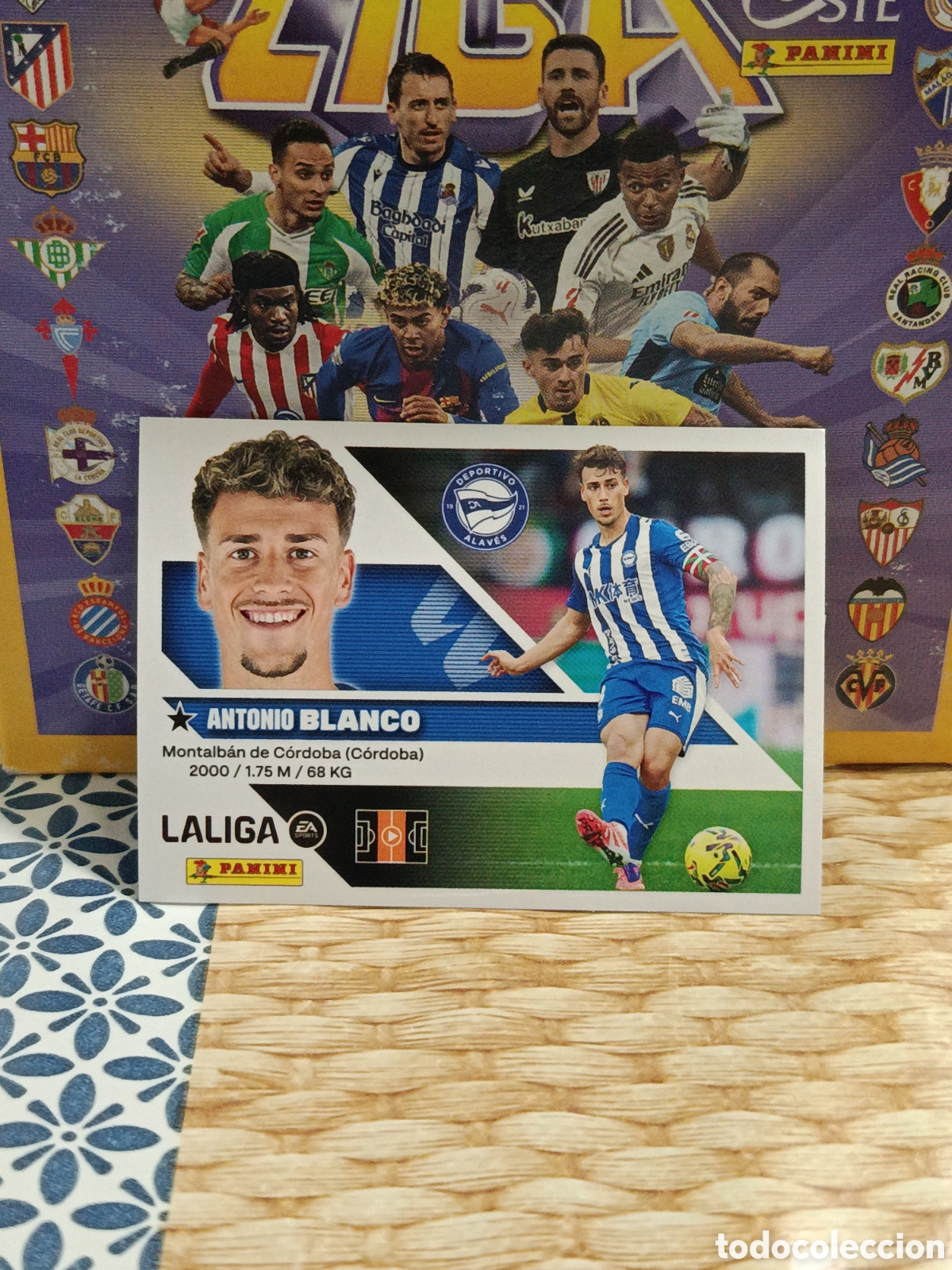 Collectable Antique Stickers: BLANCO ALAVES N&ordm; 12 LIGA ESTE 26 27 2026 2027 PANINI