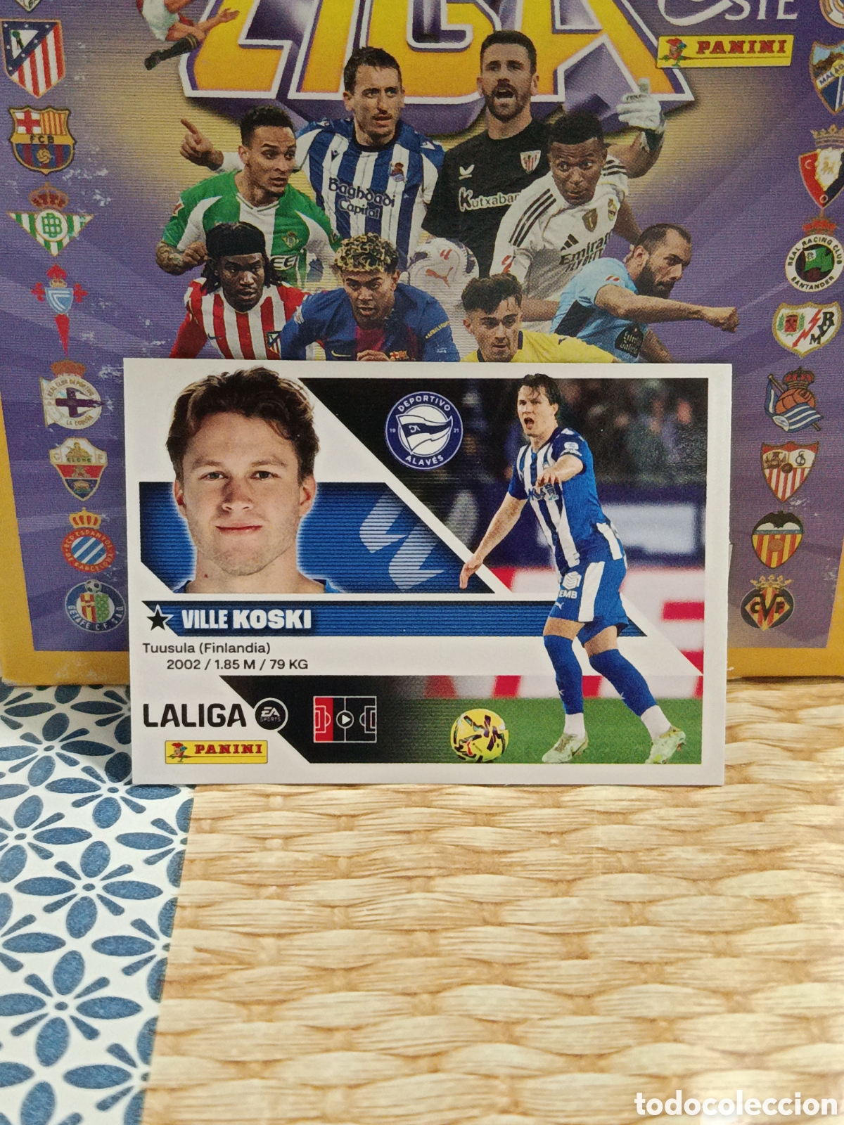 Collectionnisme Cartes &agrave; collectionner anciennes: KOSKI ALAVES N&ordm; 6 LIGA ESTE 26 27 2026 2027 PANINI