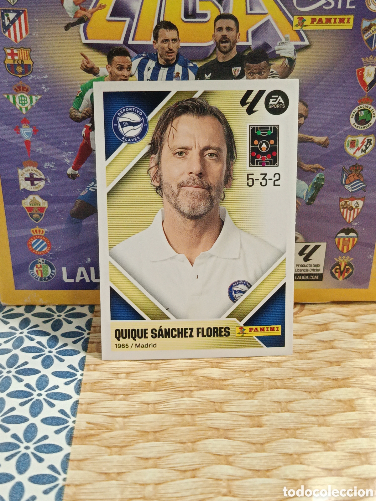 Sammeln alte Sammelbilder: QUIQUE SANCHEZ FLORES ALAVES N&ordm; 2 LIGA ESTE 26 27 2026 2027 PANINI