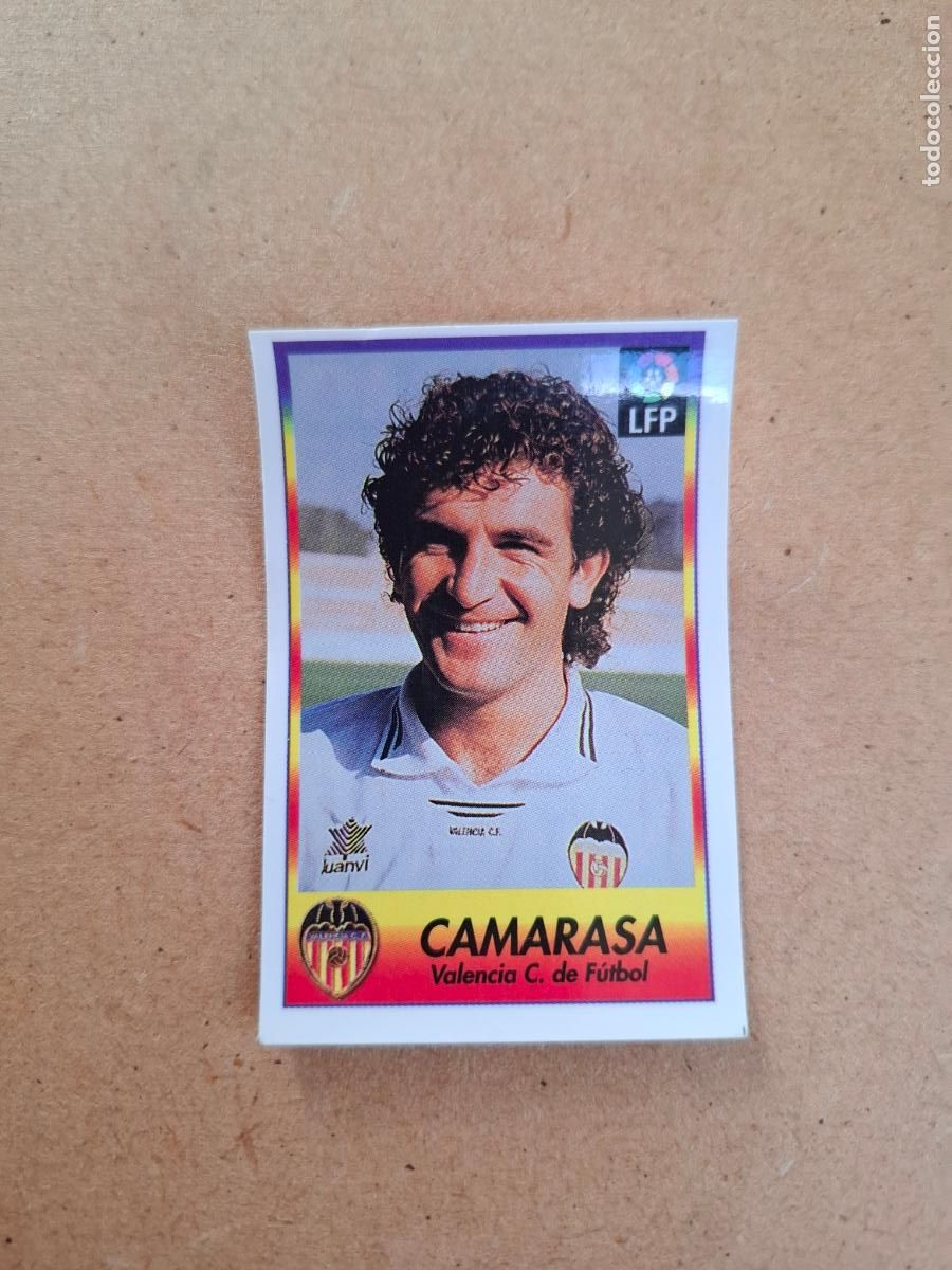 Collectable Antique Stickers: BOLLYCAO 96 97 1996 1997 - 250 CAMARASA - VALENCIA CF ( TRASERA SIGUE LA LIGA ) NUNCA PEGADO