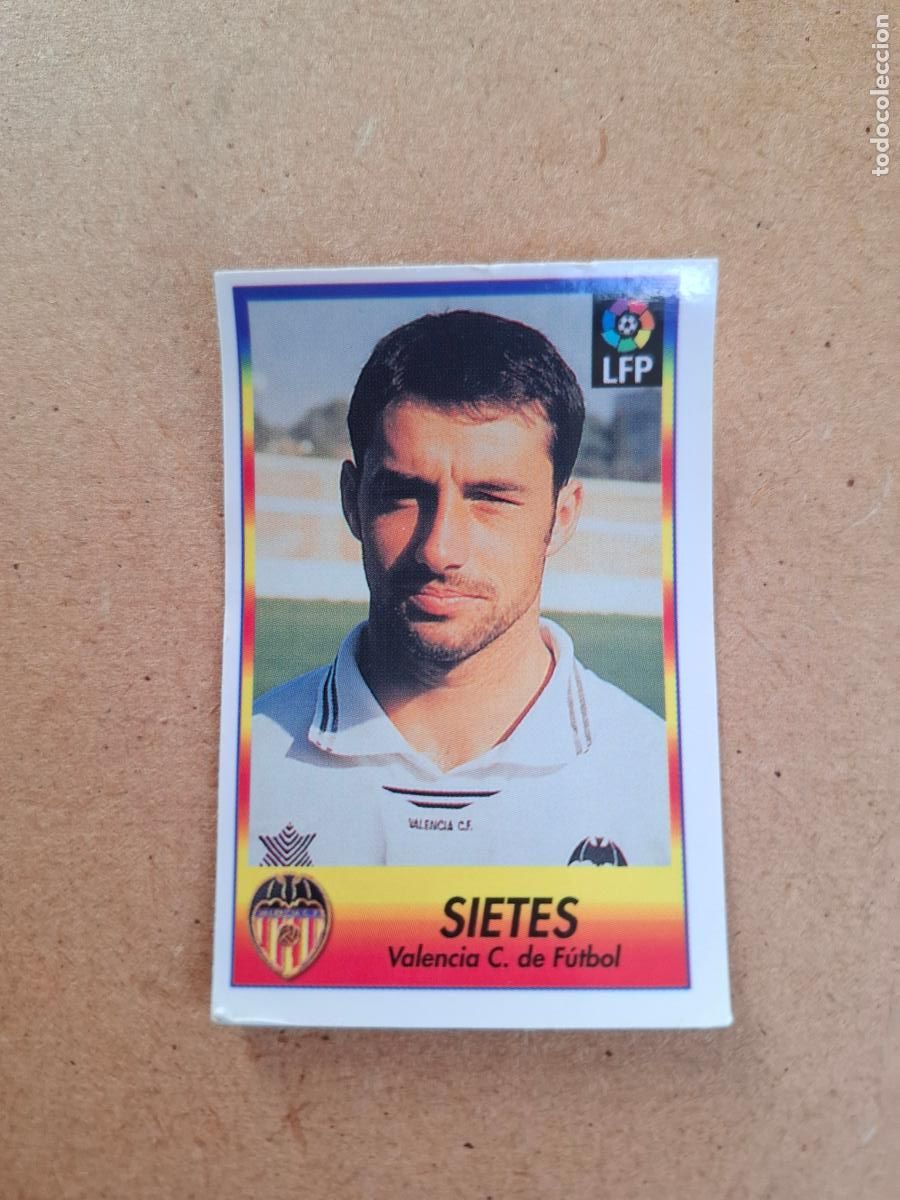 Collectable Antique Stickers: BOLLYCAO 96 97 1996 1997 - 253 SIETES - VALENCIA CF ( TRASERA TE PRESENTA F&Uacute;TBOL ) NUNCA PEGADO