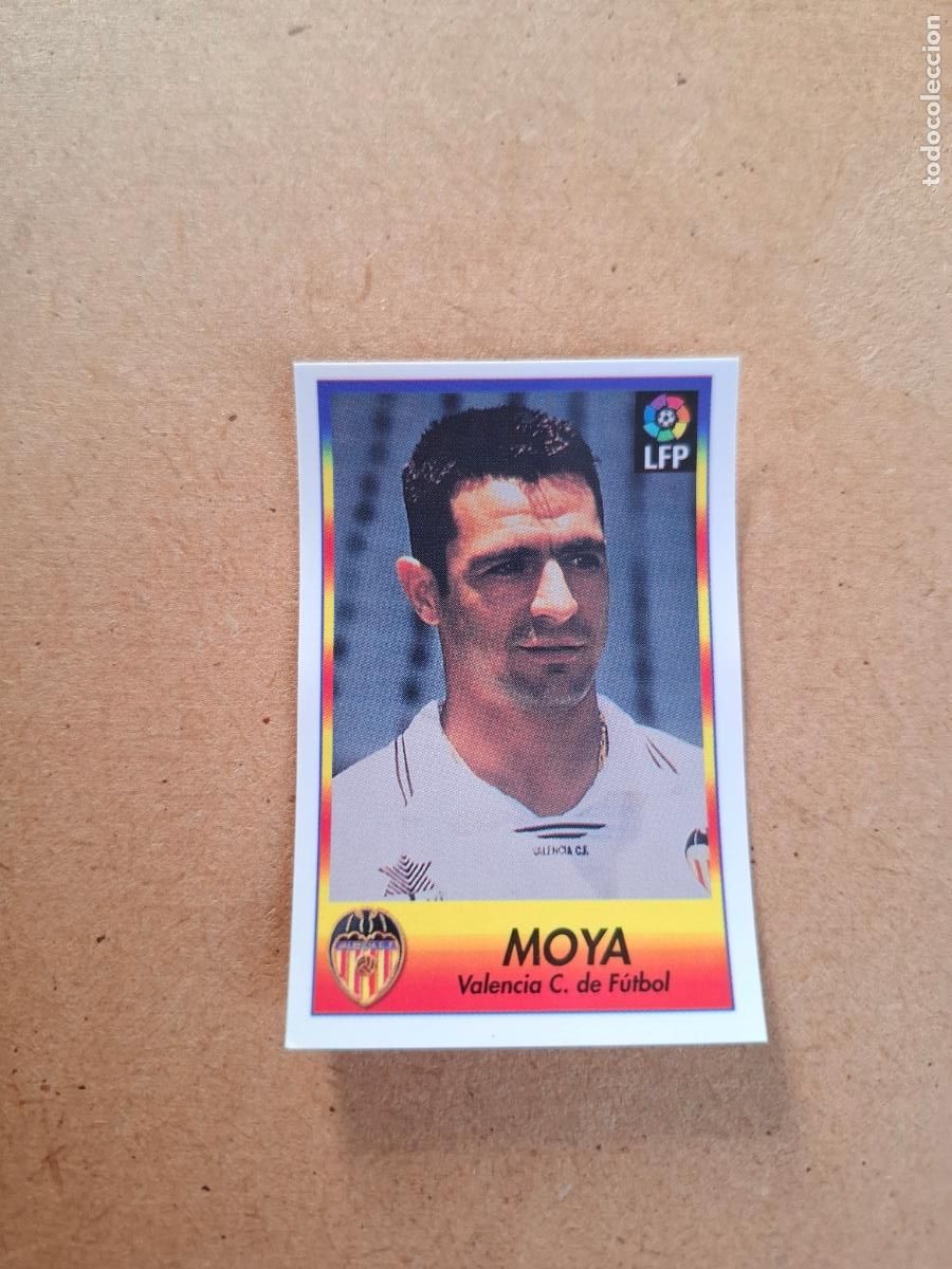 Collectable Antique Stickers: BOLLYCAO 96 97 1996 1997 - 259 MOYA - VALENCIA CF ( TRASERA TE PRESENTA F&Uacute;TBOL ) NUNCA PEGADO