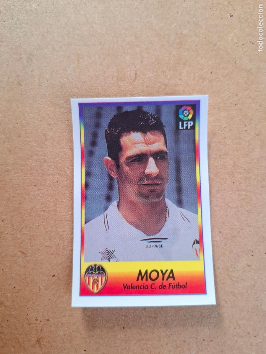 Collectable Antique Stickers: BOLLYCAO 96 97 1996 1997 - 259 MOYA - VALENCIA CF ( TRASERA SIGUE LA LIGA ) NUNCA PEGADO