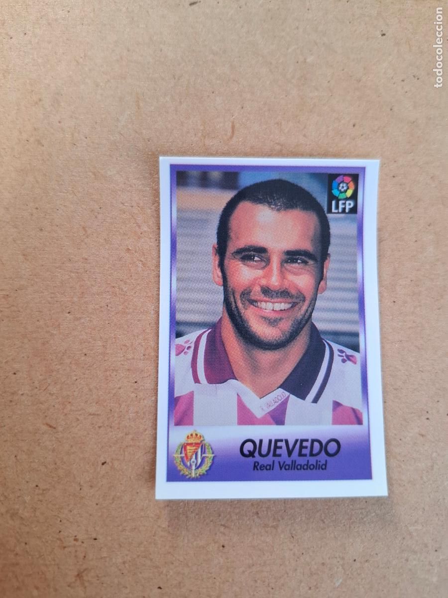 Collectable Antique Stickers: BOLLYCAO 96 97 1996 1997 - 269 QUEVEDO - REAL VALLADOLID ( TRASERA TE PRESENTA F&Uacute;TBOL ) NUNCA PEGADO