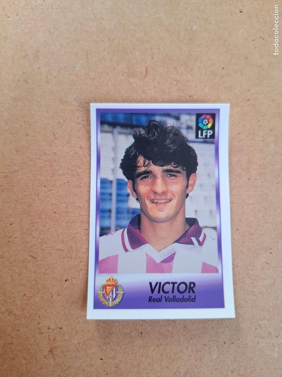 Collectable Antique Stickers: BOLLYCAO 96 97 1996 1997 - 271 V&Iacute;CTOR - REAL VALLADOLID ( TRASERA TE PRESENTA F&Uacute;TBOL ) NUNCA PEGADO