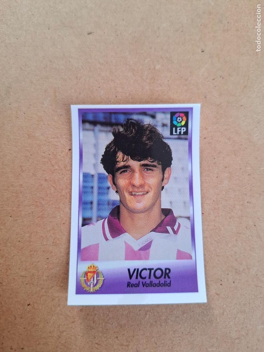 Collectable Antique Stickers: BOLLYCAO 96 97 1996 1997 - 271 V&Iacute;CTOR - REAL VALLADOLID ( TRASERA SIGUE LA LIGA ) NUNCA PEGADO