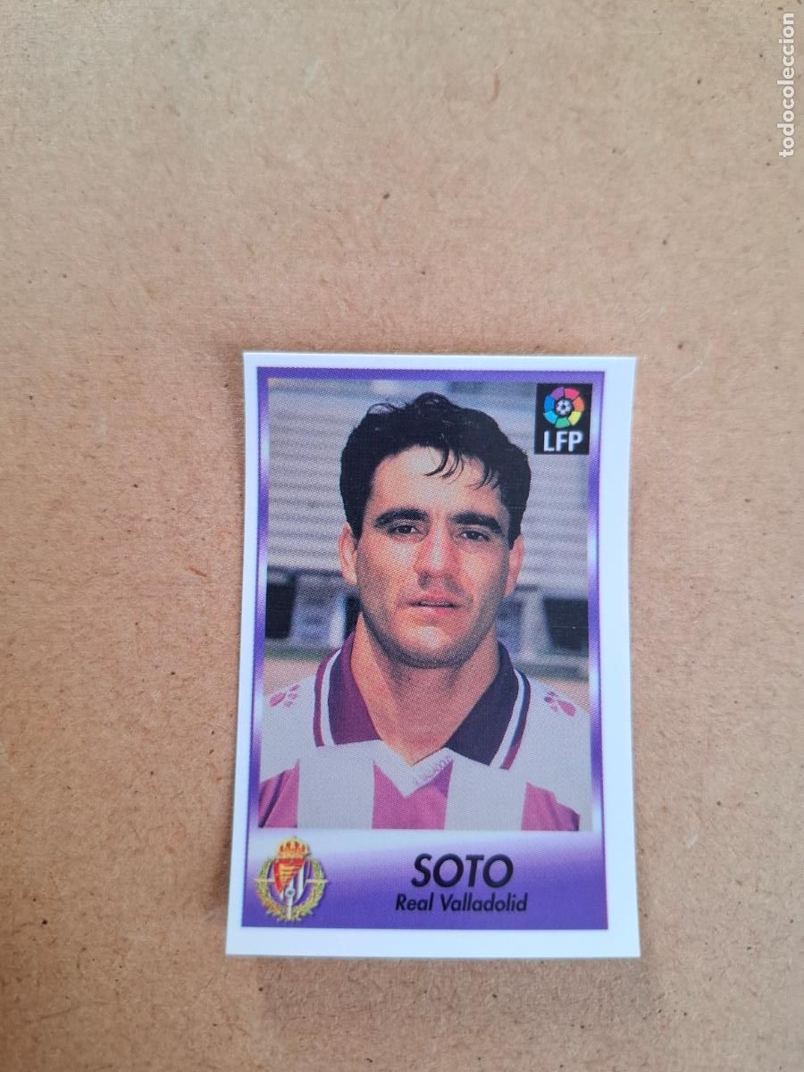 Collectable Antique Stickers: BOLLYCAO 96 97 1996 1997 - 273 SOTO - REAL VALLADOLID ( TRASERA TE PRESENTA F&Uacute;TBOL ) NUNCA PEGADO