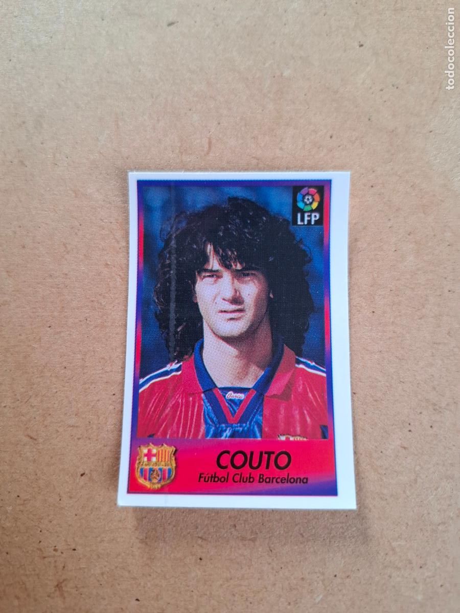 Collectable Antique Stickers: BOLLYCAO 96 97 1996 1997 - 287 COUTO - FC. BARCELONA ( TRASERA TE PRESENTA F&Uacute;TBOL ) NUNCA PEGADO