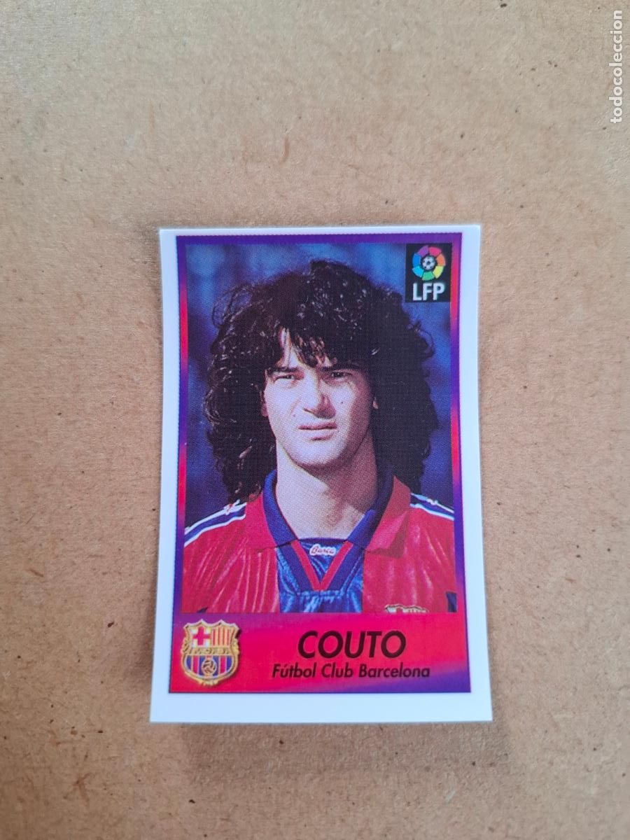 Collectionnisme Cartes &agrave; collectionner anciennes: BOLLYCAO 96 97 1996 1997 - 287 COUTO - FC. BARCELONA ( TRASERA SIGUE LA LIGA ) NUNCA PEGADO