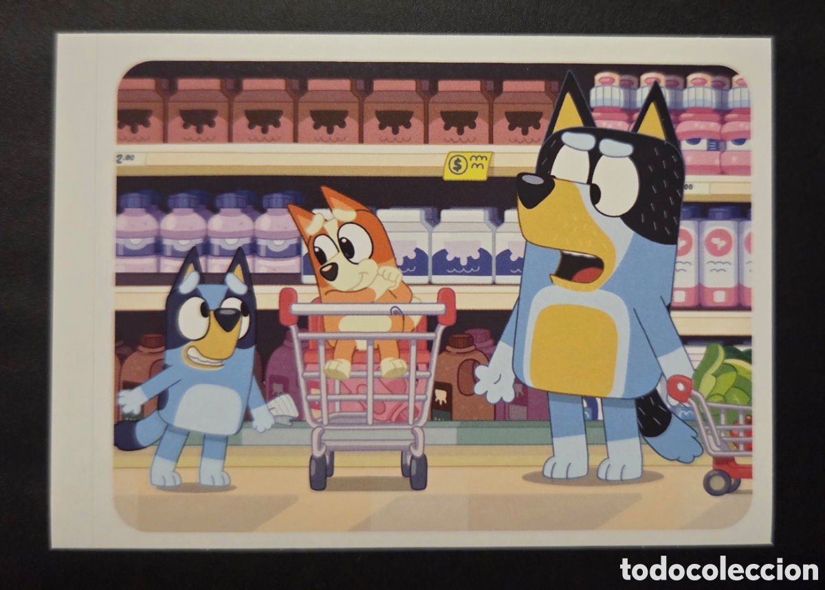 Collectable Antique Stickers: CROMO N&deg; 6 BLUEY FUNNY YUMMY 2026 PANINI