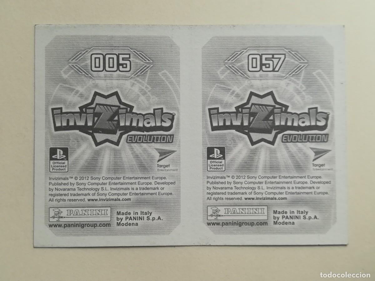 Coleccionismo cromos antiguos: Invizimals Evolution 5 57 / 005 057 Firecracker Bratbat - Panini 2012 Sin pegar - Foto 2