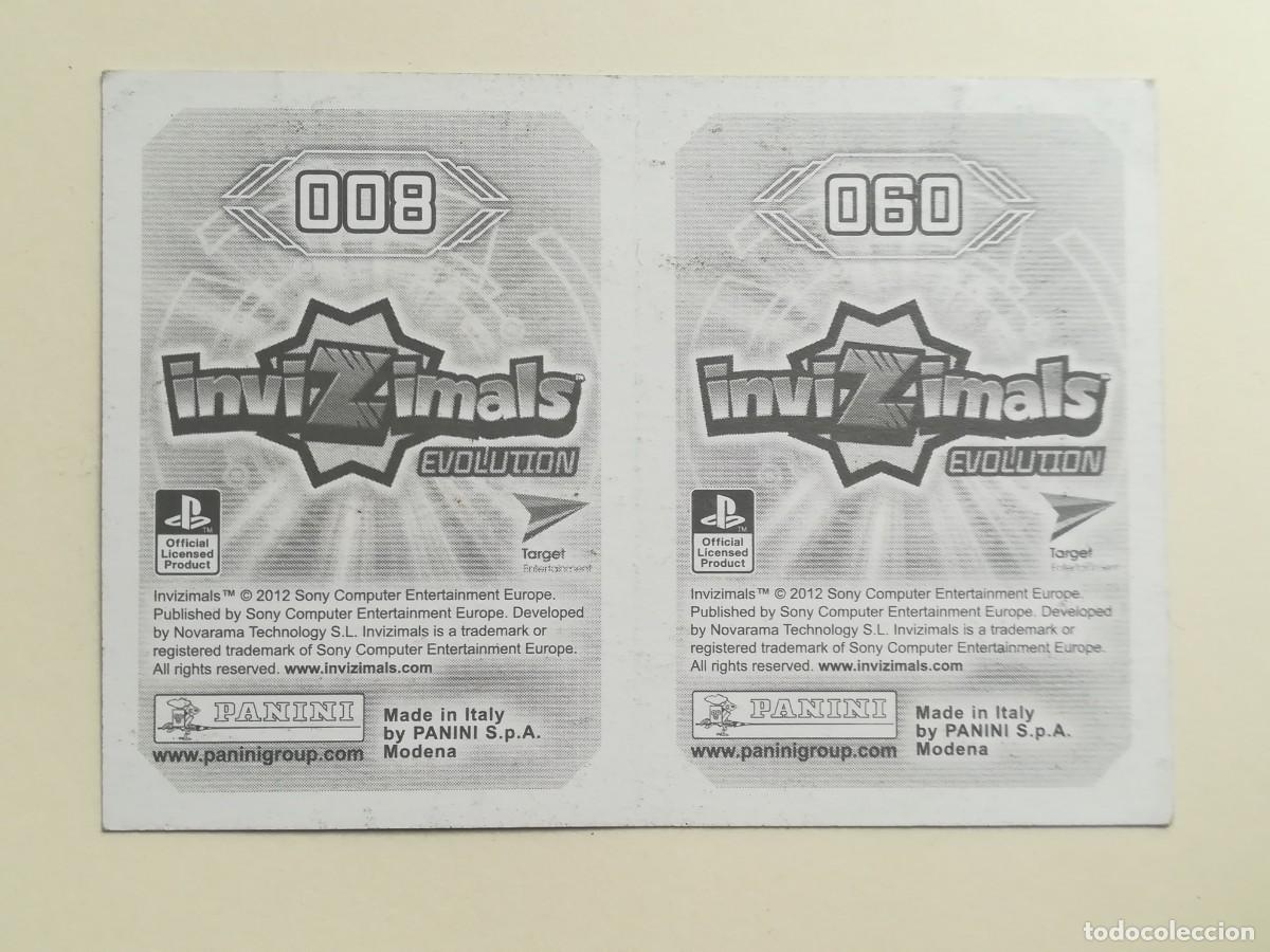Coleccionismo cromos antiguos: Invizimals Evolution 8 60 / 008 060 Flameclaw Chupacabra - Panini 2012 Sin pegar - Foto 2