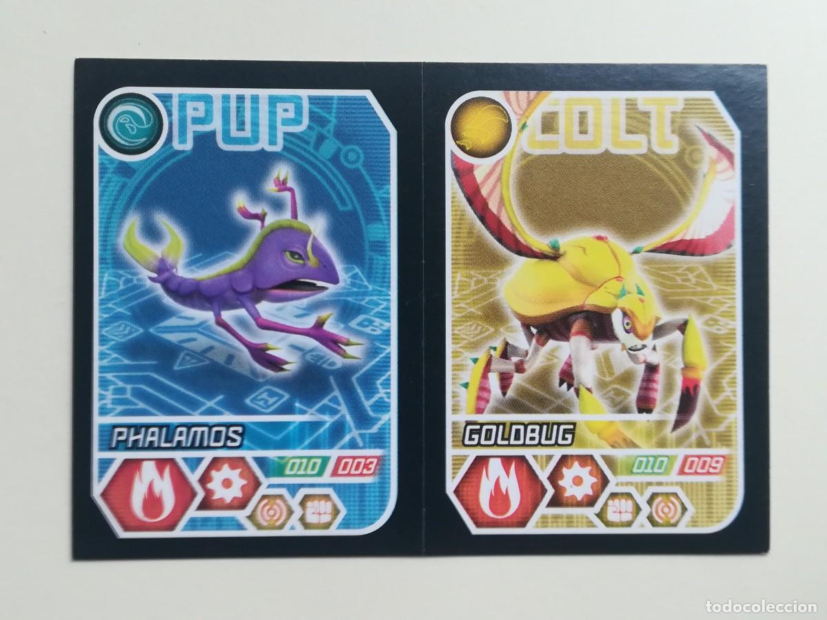 Collectionnisme Cartes &agrave; collectionner anciennes: Invizimals Evolution 14 238 / 014 238 Phalamos Goldbug - Panini 2012 Sin pegar