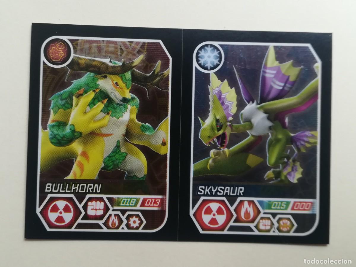 Coleccionismo cromos antiguos: Invizimals Evolution 131 274 Bullhorn Skysaur - Panini 2012 Sin pegar