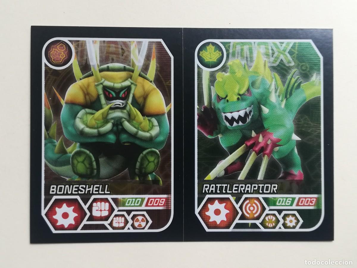 Coleccionismo cromos antiguos: Invizimals Evolution 176 271 Boneshell Rattleraptor - Panini 2012 Sin pegar