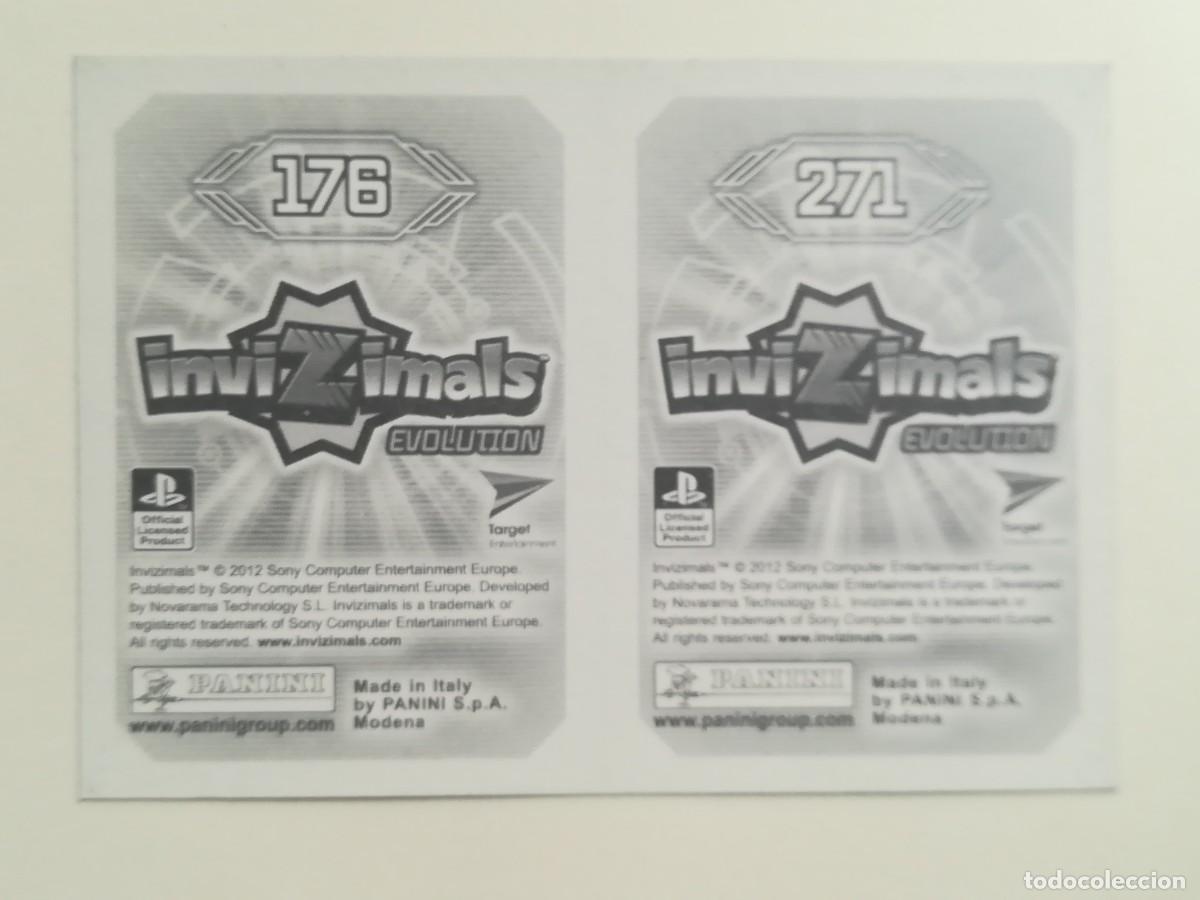 Coleccionismo cromos antiguos: Invizimals Evolution 176 271 Boneshell Rattleraptor - Panini 2012 Sin pegar - Foto 2