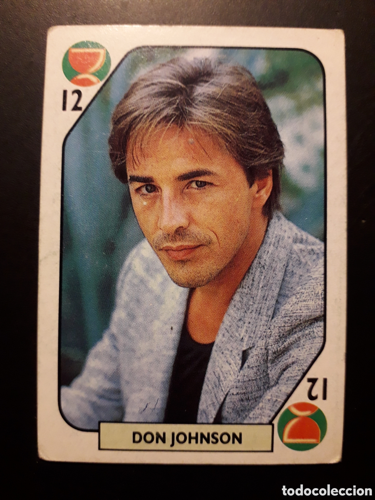 Coleccionismo cromos antiguos: DON JOHNSON, TELE BANCO POP TRASERA ROJA 1988.SIN PEGAR PEDIDO M&Iacute;NIMO 3&euro;