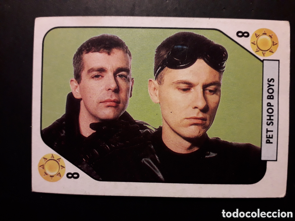 Coleccionismo cromos antiguos: PET SHOP BOYS, TELE BANCO POP TRASERA ROJA 1988.SIN PEGAR PEDIDO M&Iacute;NIMO 3&euro;