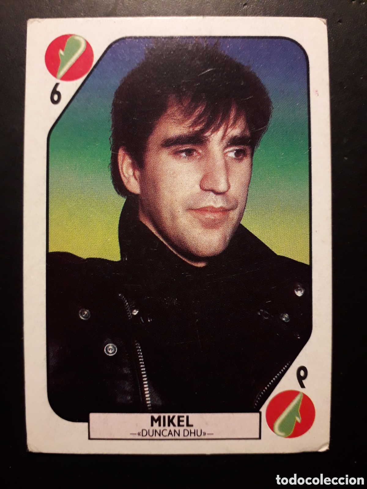 Coleccionismo cromos antiguos: MIKEL, DUNCAN DHU, TELE BANCO POP TRASERA ROJA 1988. SIN PEGAR PEDIDO M&Iacute;NIMO 3&euro;