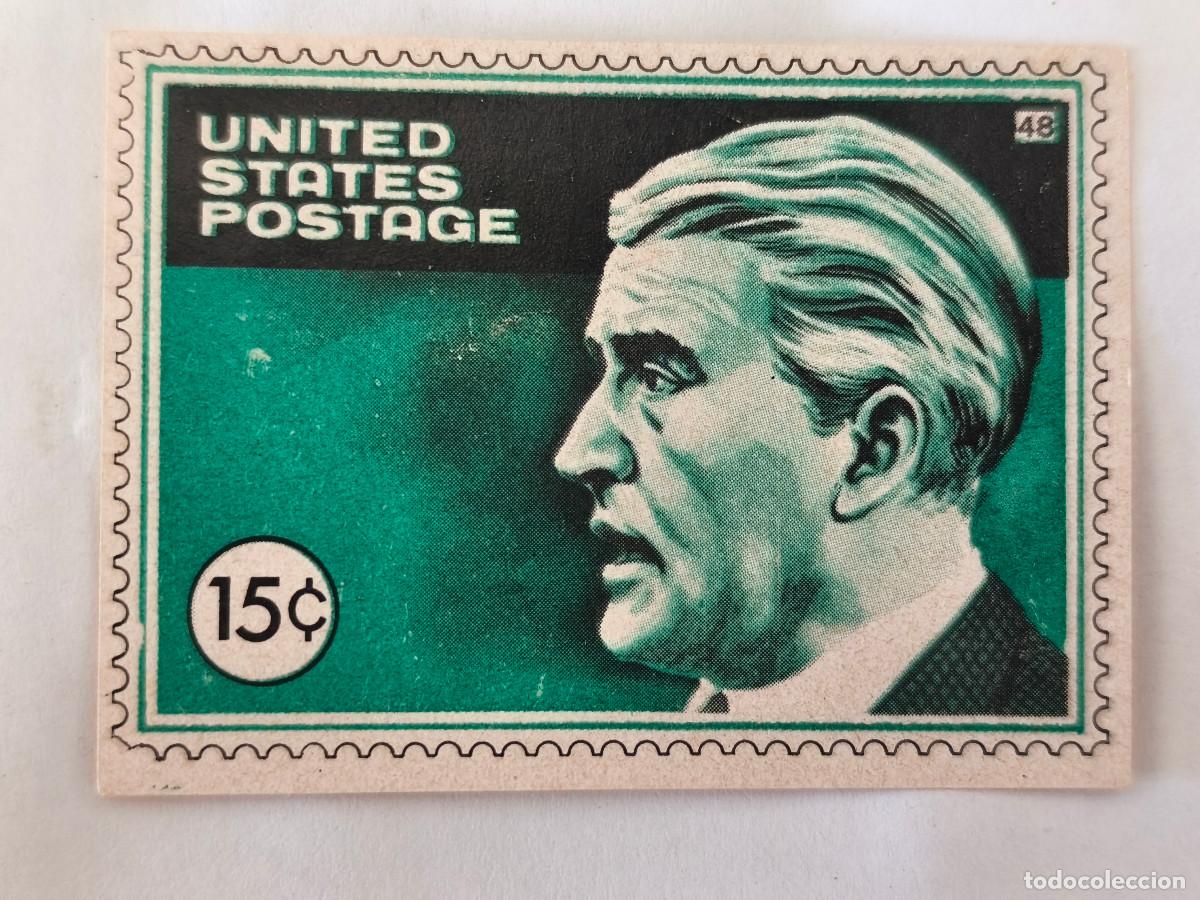 Collectable Antique Stickers: LA GRAN PROEZA - CROMO No 48 - UNITED STATES POSTAGE - Nunca Pegado