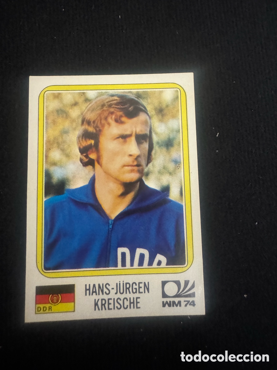 Coleccionismo cromos antiguos: Jurgen Kreische - Panini World cup Munchen 1974
