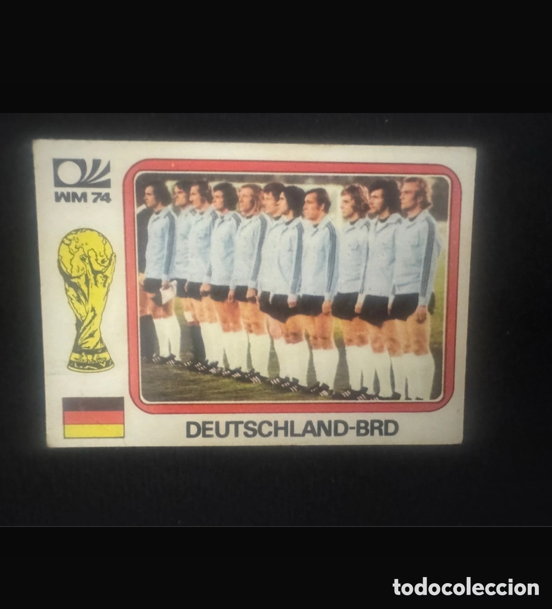 Collezionismo Figurine antiche: Alineaci&oacute;n Alemania Occidental - Panini World cup Munchen 1974