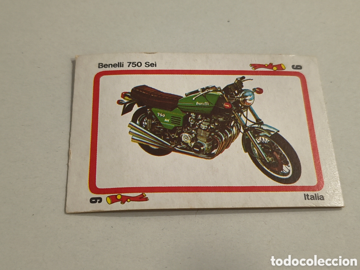 Coleccionismo cromos antiguos: TELE MOTOR EDICIONES ESTE BENELLI 750 SEI, 9 DE BASTOS