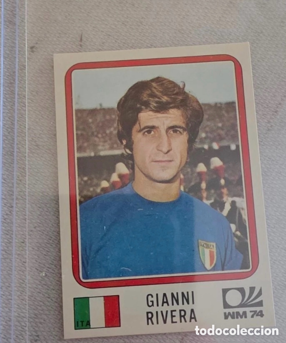 Collezionismo Figurine antiche: Gianni Rivera - Panini World cup Munchen 1974